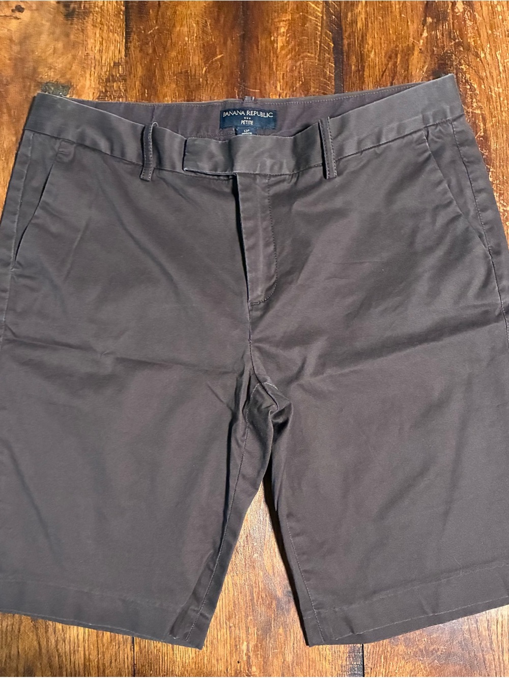 Banana Republic Petite Black Waistband Shorts